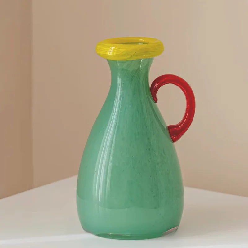 Piccolo Pour Handblown Glass Vase