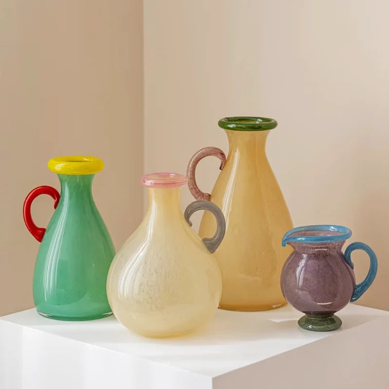 Piccolo Pour Handblown Glass Vase