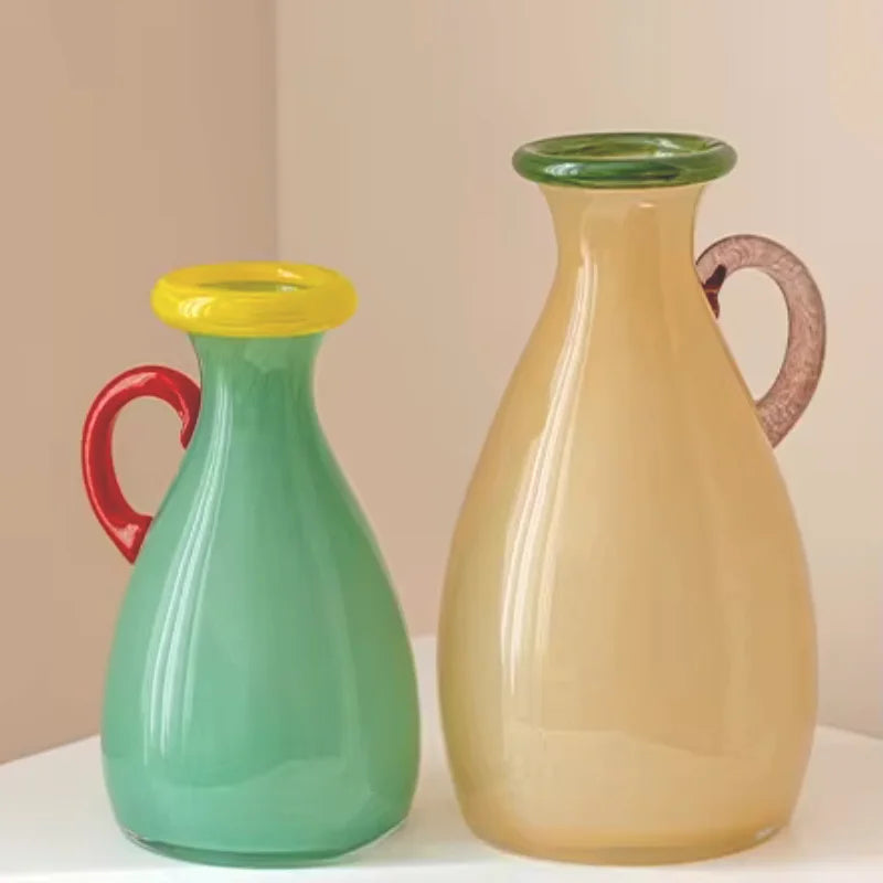 Piccolo Pour Handblown Glass Vase