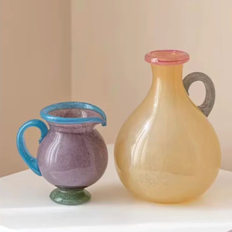 Piccolo Pour Handblown Glass Vase