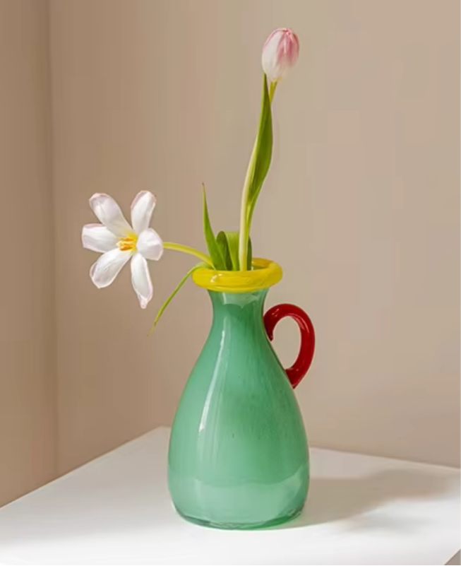 Piccolo Pour Handblown Glass Vase