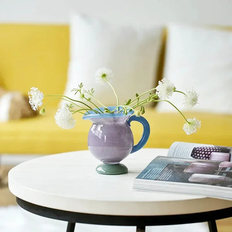 Piccolo Pour Handblown Glass Vase