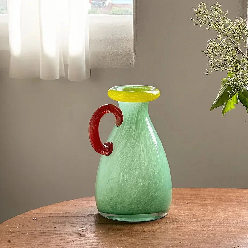 Piccolo Pour Handblown Glass Vase