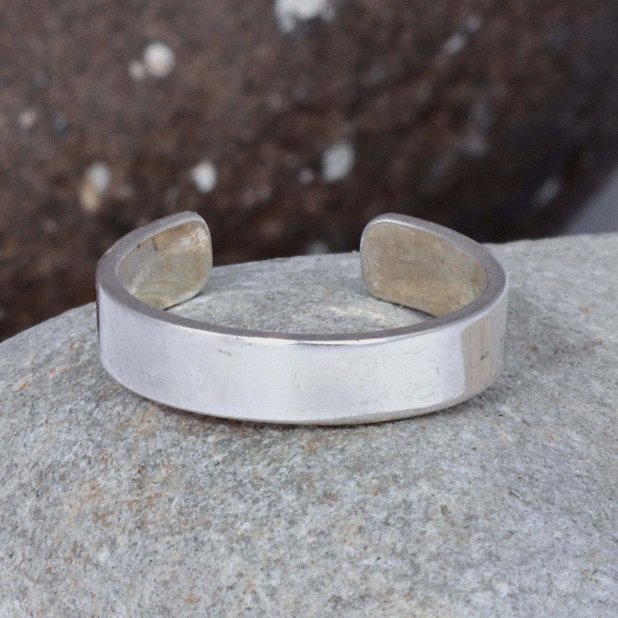 High-Polished Minimalist Sterling Silver Ear Cuff - Simply Today